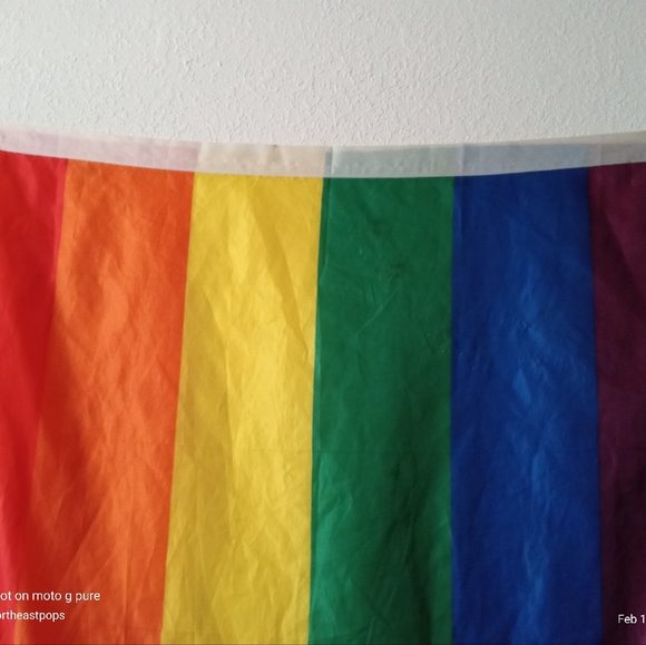 Rainbow flag 3'x5' - Picture 3 of 3